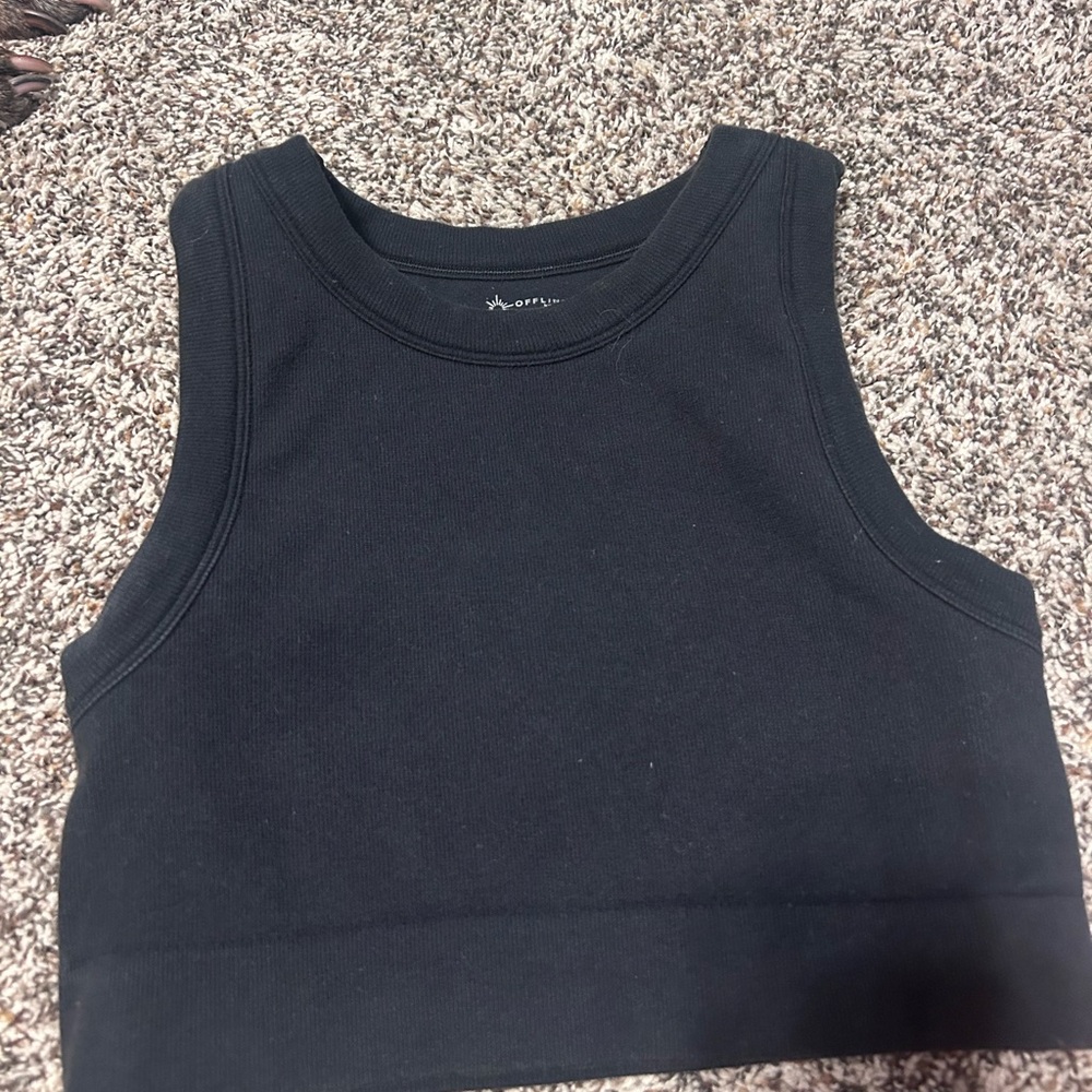Aerie Black Tank Top